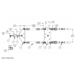Dead-end Assembly - Twin-Bundle Conductor, Double Insulator, 50K